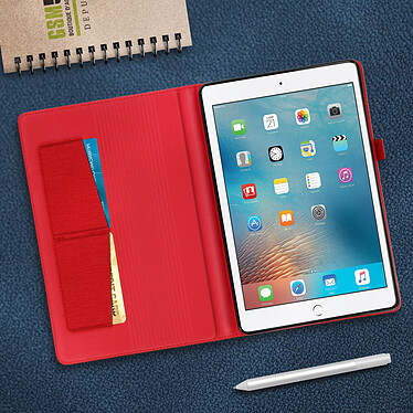 Acheter Avizar Housse Porte-cartes Rouge p. iPad 5 / iPad 6 / iPad Air