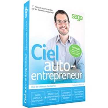Ciel Auto-entrepreneur - Licence 1 an - 1 poste - A télécharger