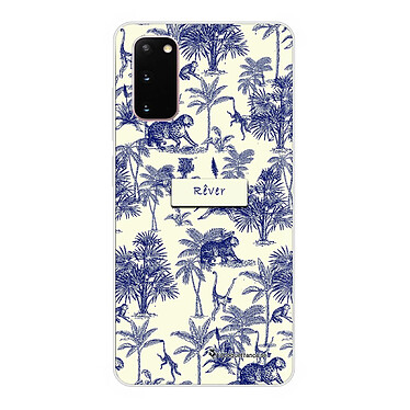 LaCoqueFrançaise Coque Samsung Galaxy S20 360 intégrale transparente Motif Botanic Rêve Tendance