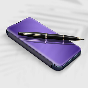 Acheter Avizar Étui Clear View iPhone 13 Pro Max avec Clapet Miroir Support Vidéo violet