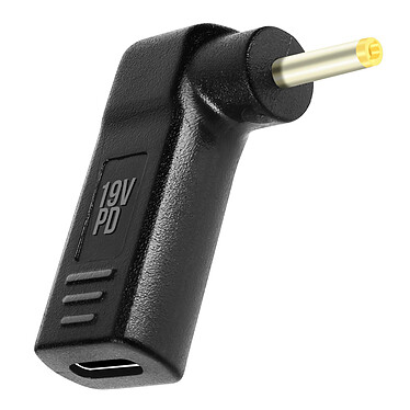 Avizar Adaptateur de Charge USB-C  vers Ordinateur Portable ASUS 2.5 x 0.7mm, Noir