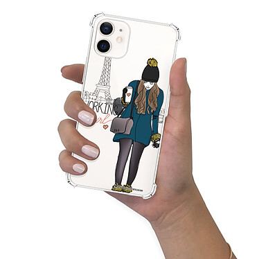 LaCoqueFrançaise Coque iPhone 12 mini anti-choc souple angles renforcés transparente Motif Working girl pas cher