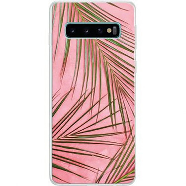 BigBen Connected Coque pour Galaxy S10 Rigide Palm Multicolore