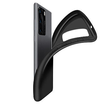 Avizar Coque Huawei P40 Silicone Gel Flexible Ultra-fine et Légère Noir pas cher