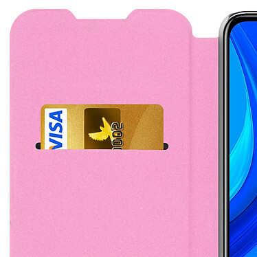 Avizar Étui Huawei P smart 2020 Portefeuille Clapet Porte-carte Rose pas cher