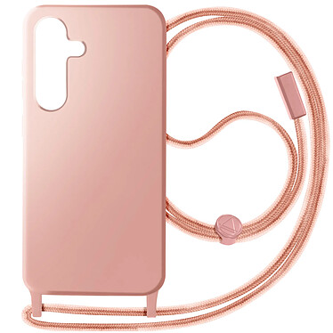 Avizar Coque Cordon Semi-Rigide pour Samsung Galaxy S23 FE Rose Poudré