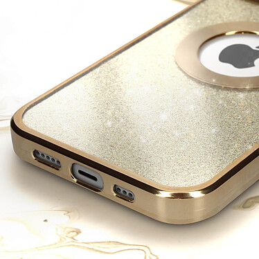 Acheter Avizar Coque pour iPhone 13 Pro Paillette Amovible Silicone Gel  Or