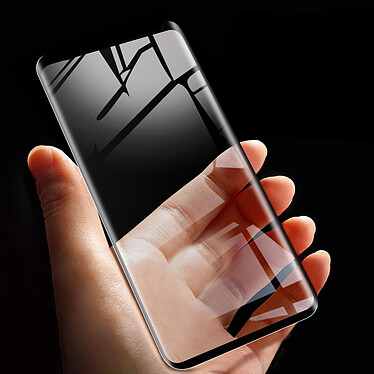 Avis Avizar Film Galaxy S8 Plus / S9 Plus Verre Trempé Incurvé Transparent au Contour Noir