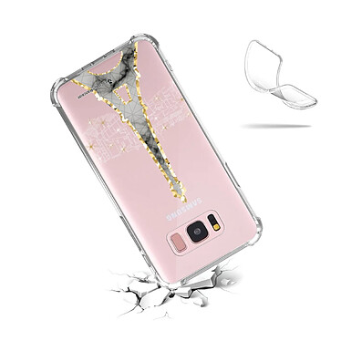 Acheter LaCoqueFrançaise Coque Samsung Galaxy S8 Plus Silicone antichocs Solides coins renforcés  transparente Motif Illumination de paris