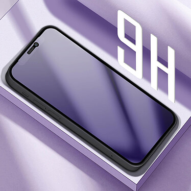 Avis Avizar Protège écran pour iPhone 12 Mini Verre Trempé Anti-lumière Bleue Noir