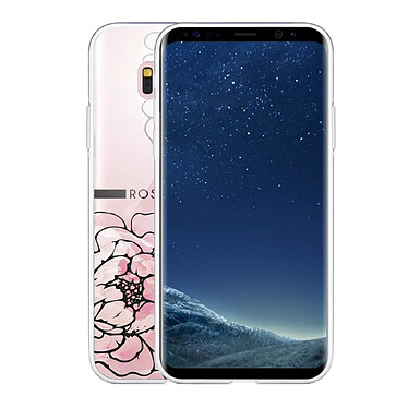 Avis LaCoqueFrançaise Coque Samsung Galaxy S8 Plus 360 intégrale transparente Motif Rose Pivoine Tendance