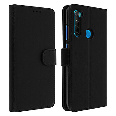 Avizar Étui Xiaomi Redmi Note 8 et Note 8 2021 Porte-cartes Fonction Support noir