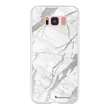 LaCoqueFrançaise Coque Samsung Galaxy S8 360 intégrale transparente Motif Marbre gris Tendance