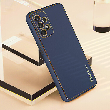 Avis Avizar Coque pour Samsung A23 5G Simili Cuir et Polycarbonate Rigide bleu