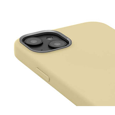 Decoded Coque Compatible avec le MagSafe Silicone Antimicrobienne pour iPhone 14 Plus Beige pas cher