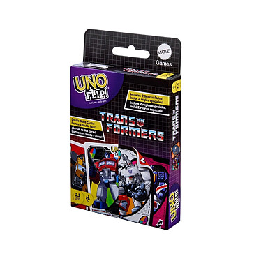 Transformers - Jeu de cartes UNO Flip! pas cher