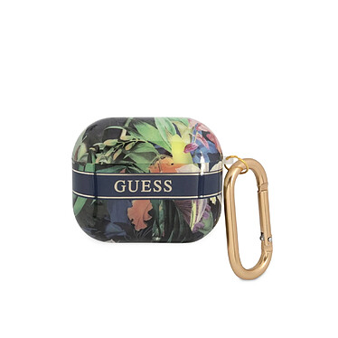 Guess Coque pour Airpods 3 Flowers avec Anneau Multicolore