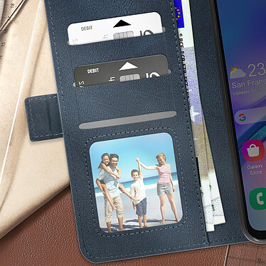 Avis Avizar Étui pour Samsung Galaxy A05s Porte-carte Support Vidéo  Bleu