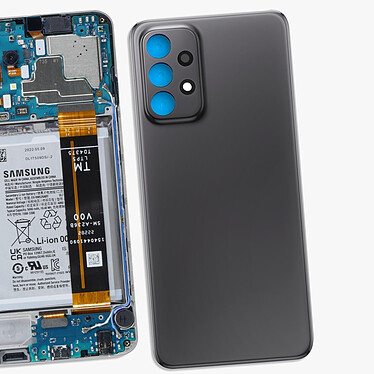 Clappio Cache Batterie pour Samsung Galaxy A23 5G de Remplacement  Noir pas cher