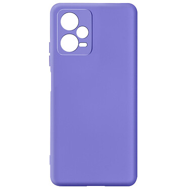 Avizar Coque pour Xiaomi Redmi Note 12 5G Silicone Semi-rigide Finition Douce au Toucher Fine  Violet