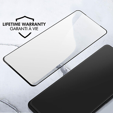 Force Glass Verre Trempé pour Xiaomi Redmi Note 10 Pro Dureté 9H+ Biseauté Garantie à vie  Noir pas cher