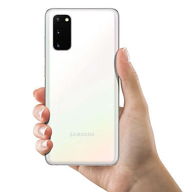 Clappio Cache Batterie pour Samsung Galaxy S20 Façade Arrière de Remplacement Blanc pas cher