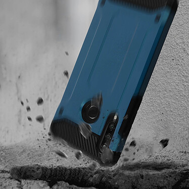 Avis Avizar Coque Huawei P30 Lite Design Relief Bi-matière Robuste Antichute 1,8m bleu nuit