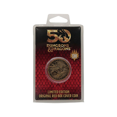 Avis Dungeons & Dragons - Pièce de collection 50th Anniversary Antique Gold Edition 4 cm