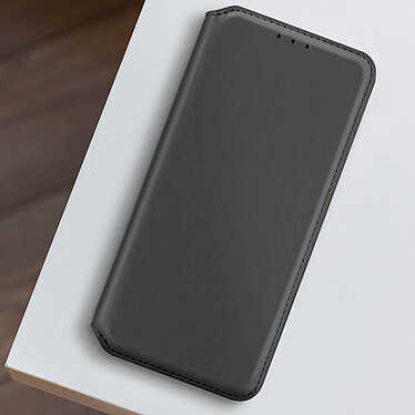 Avizar Étui pour Samsung Galaxy A01 Porte-carte Support Vidéo Clapet Magnétique  Noir pas cher
