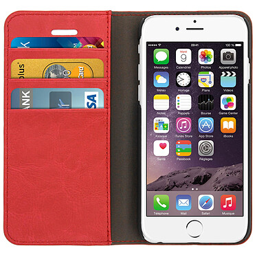 Avis Avizar Étui iPhone 6 , iPhone 6s en simili cuir et finition surpiqué - Rouge