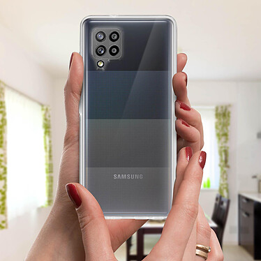 Acheter Avizar Coque Samsung Galaxy A42 5G Protection Arrière Rigide Avant Souple Transparent