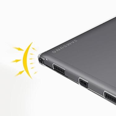 Avis Avizar Coque Samsung Galaxy Tab A8 10.5 2021 Silicone Gel Coins Renforcés Transparent