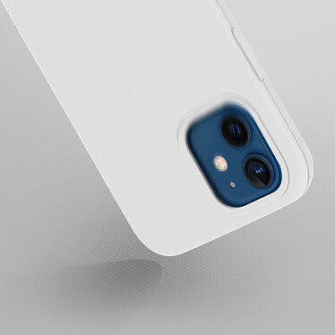 Avis Avizar Coque pour iPhone 12 Pro Max Magsafe Silicone semi-rigide Anti-traces Blanc