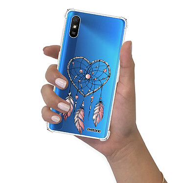 Acheter Evetane Coque Xiaomi Redmi 9A anti-choc souple angles renforcés transparente Motif Attrape coeur