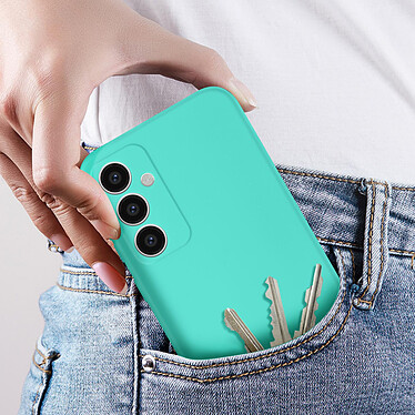 Acheter Avizar Coque pour Samsung Galaxy S23 FE Semi-rigide Soft-touch Fast Cover Turquoise
