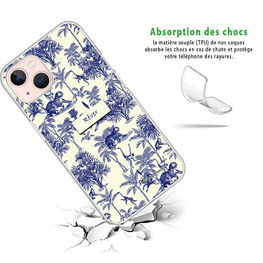 Avis LaCoqueFrançaise Coque iPhone 13 360 intégrale transparente Motif Botanic Rêve Tendance