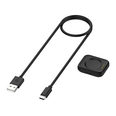 Avizar Chargeur Magnétique Oppo Watch 2 Avec Câble USB-C Noir