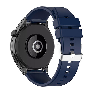 Avizar Bracelet pour Huawei Watch GT Runner Renforcé Boucle Argentée Bleu Nuit