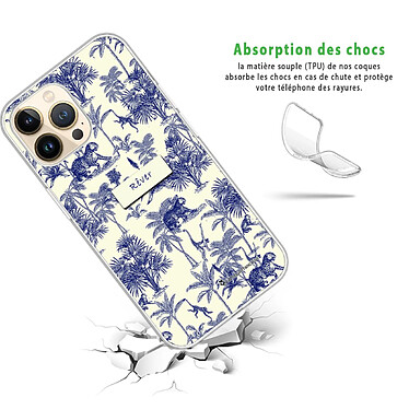 Avis LaCoqueFrançaise Coque iPhone 13 Pro 360 intégrale transparente Motif Botanic Rêve Tendance