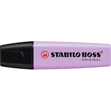 STABILO Surligneur BOSS ORIGINAL Pastel Pointe Biseautée 2 - 5 mm Lilas Pastel x 10