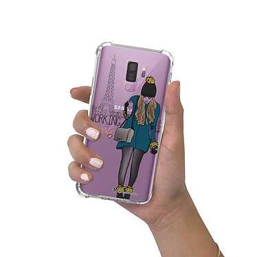 LaCoqueFrançaise Coque Samsung Galaxy S9 Plus anti-choc souple angles renforcés transparente Motif Working girl pas cher