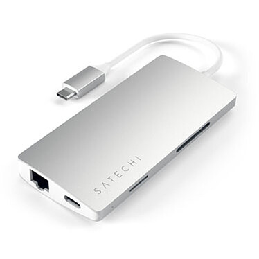 Satechi Multiports USB-C 4K et Ethernet V2 Argent pas cher