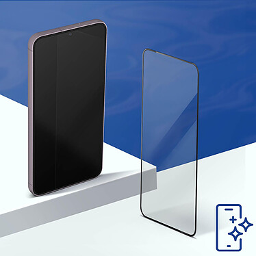 3mk Verre Trempé pour Samsung Galaxy S23 Plus Dureté 9H Renforcé HardGlass Max  Noir pas cher