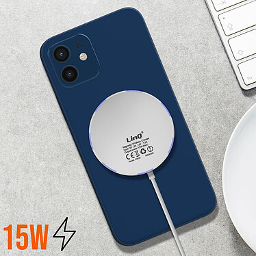 Avis LinQ Chargeur MagSafe iPhone Puissance 15W Charge rapide Indicateurs LED  Blanc
