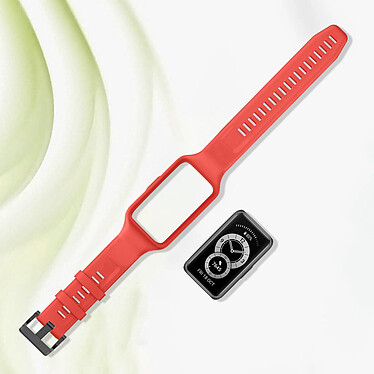 Avis Avizar Bracelet pour Huawei Band 7 / 6 Pro / 6 / Honor Band 6 Silicone Souple  Rouge