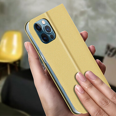 Avizar Housse iPhone 12 Pro Max Porte-carte Support Vidéo Intérieur Soft-touch doré pas cher