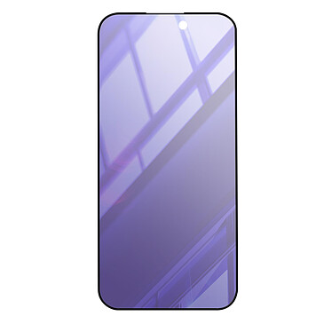 Avizar Protège écran pour iPhone 14 Pro Max Verre Trempé Anti-lumière Bleue Noir