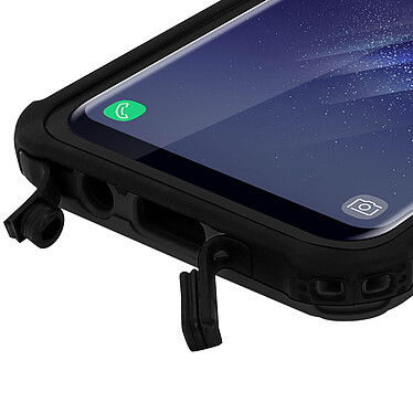 Avizar Coque Galaxy S8 Plus Housse étanche waterproof IP68 6m de profondeur noir pas cher