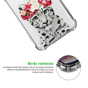 Acheter Evetane Coque iPhone 7/8/ iPhone SE 2020 anti-choc souple angles renforcés transparente Motif Leopard Couronne