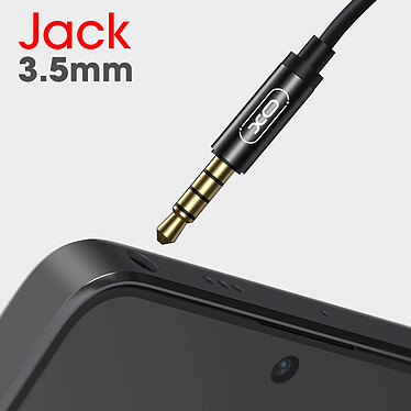 Acheter XO Écouteurs Filaires Jack 3.5mm Intra-auriculaire avec Basses Profondes Noir